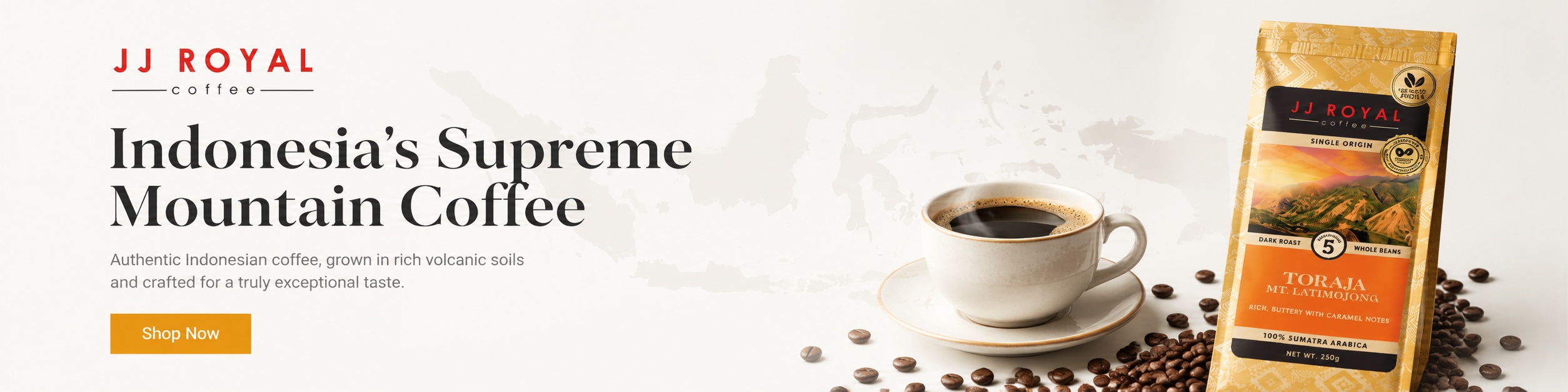 JJ Royal Coffee — Shopify Website Redesign preview
