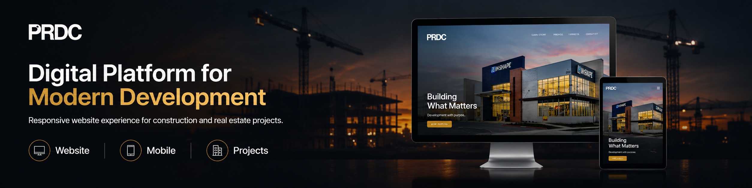 PRDC — Commercial Development Website preview